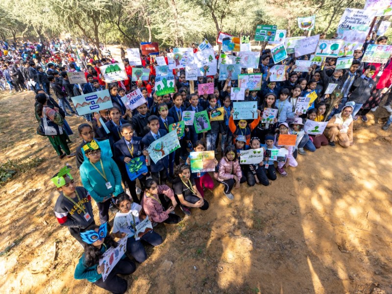 750 NCR SCHOOL CHILDREN MARKED 13TH DECEMBER 2022 AS ARAVALLI&nbsp;DAY